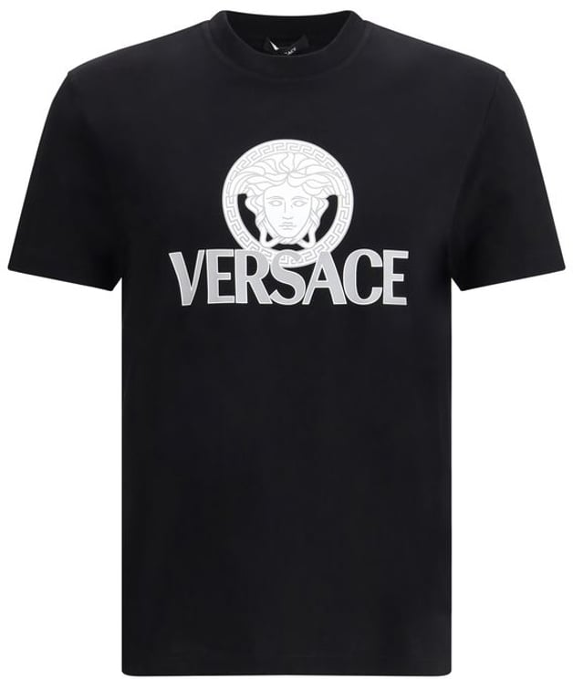 Versace Versace Black Cotton T-Shirt