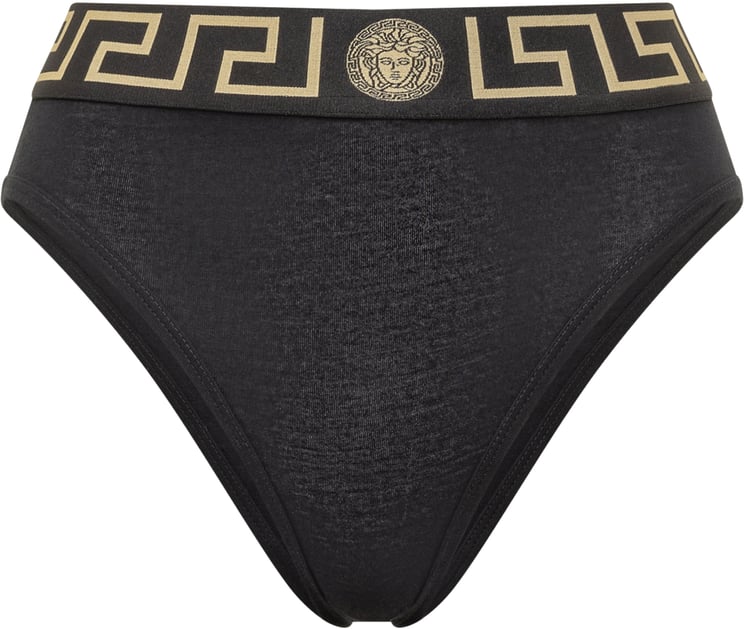 Versace Slip A Vita Alta Stretch