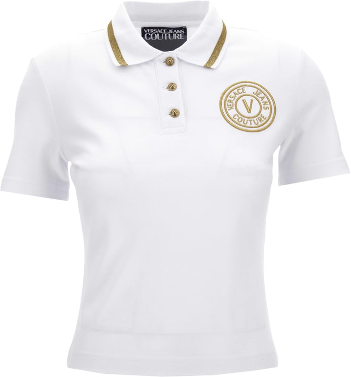 Versace Jeans Couture T-Shirts And Polos White