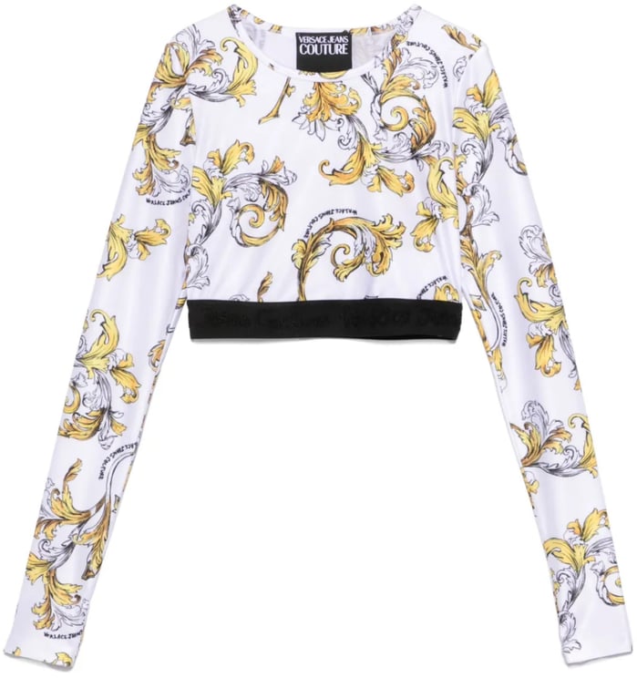 Versace Jeans Couture T-Shirts And Polos White