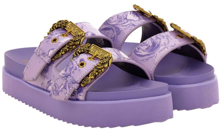 Versace Jeans Couture Sandals Purple