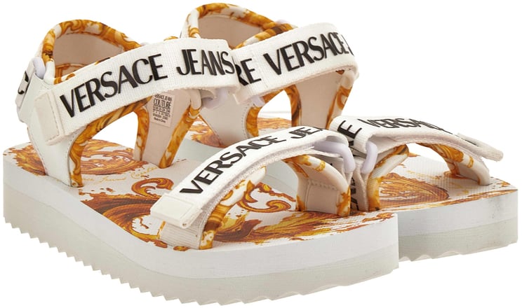 Versace Jeans Couture Sandals White