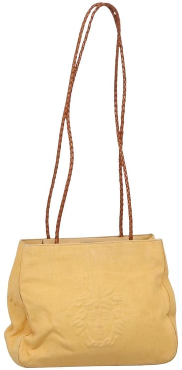 Versace Versace Medusa Shoulder Bag Canvas