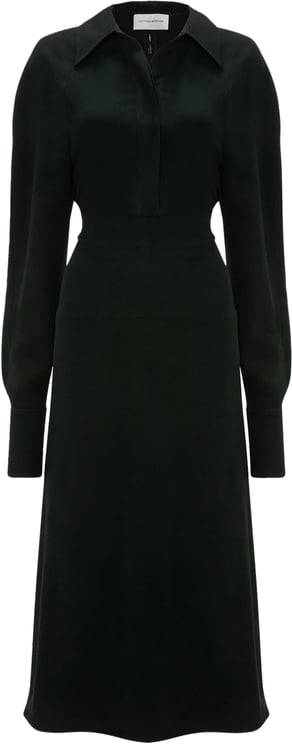 Victoria Beckham Polo Collar Zwart