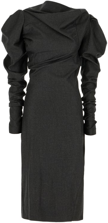 Vivienne Westwood Vivienne Westwood Charcoal wool blend dress