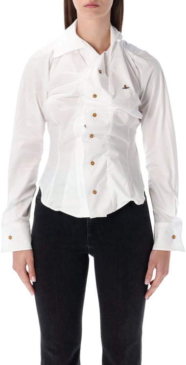 Vivienne Westwood Drunken Shirt Bianco