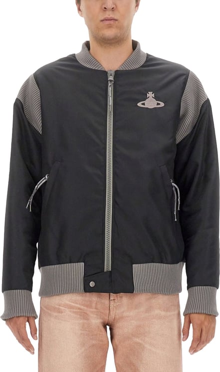 Vivienne Westwood Bomber Jacket With Logo