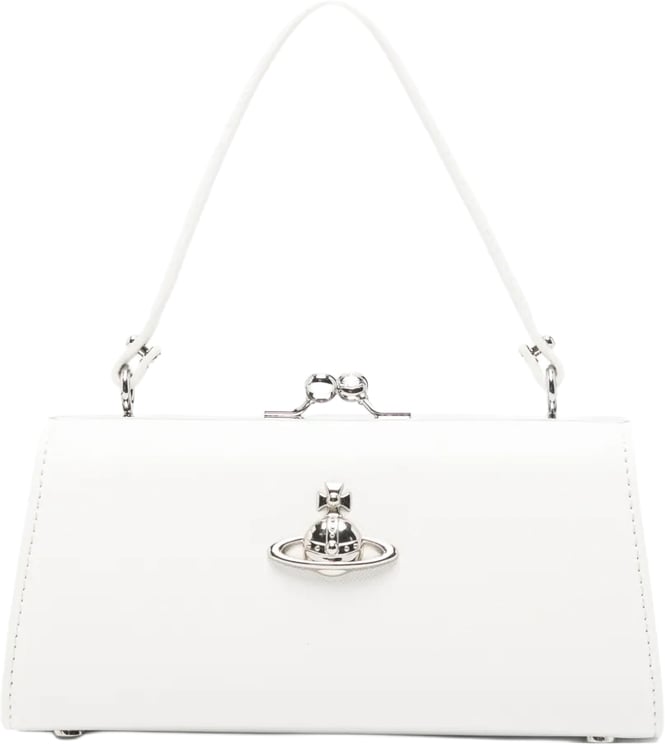 Vivienne Westwood Doll Xl Frame Purse Off White