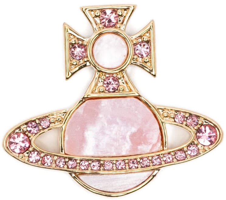 Vivienne Westwood Bijoux Goldlight Rose Crystal