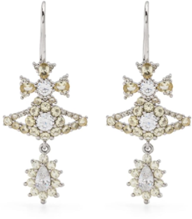 Vivienne Westwood Masha Earrings Platinum/yellow