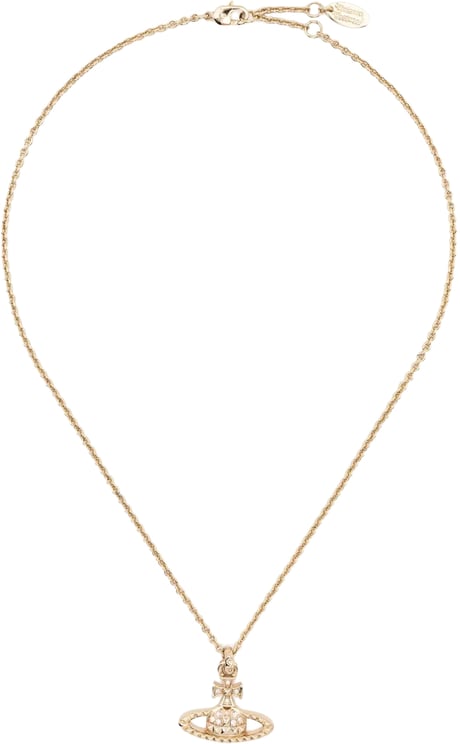 Vivienne Westwood Mayfair Bas Relief Pendant Gold / Crystal Ab