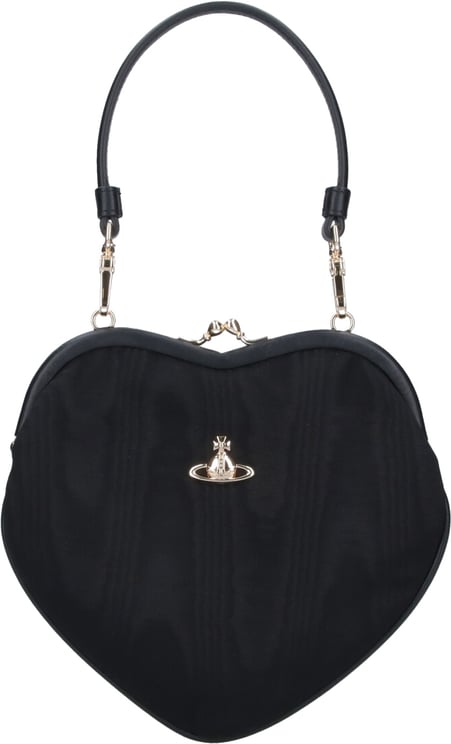 Vivienne Westwood "Belle Heart Frame" Handbag – Black