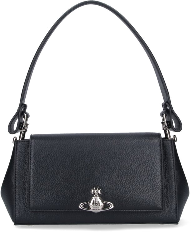 Vivienne Westwood "Hazel" Medium Handbag – Black