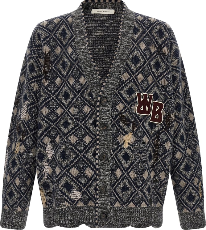 Wales Bonner WALES BONNER Multicolor Merino Wool Cardigan