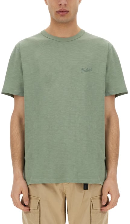 Woolrich FLAMED COTTON T-SHIRT
