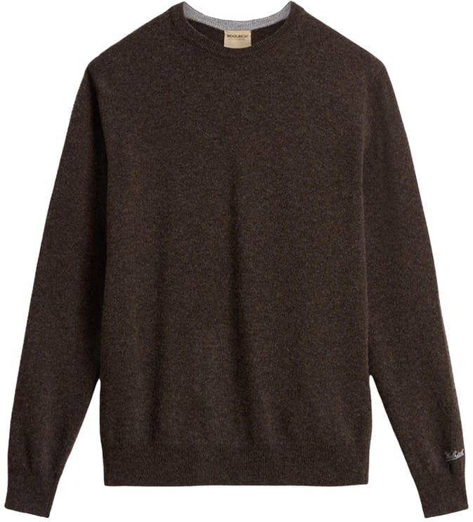 Woolrich Heren Lambswool Crewneck