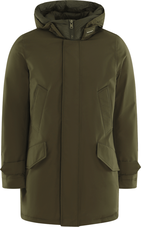 Woolrich Heren Polar High Collar Parka Groen