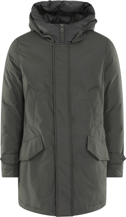 Woolrich Heren Polar High Collar Parka Grijs