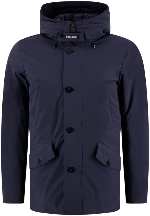 Woolrich Heren Stretch Arctic Parka Blauw