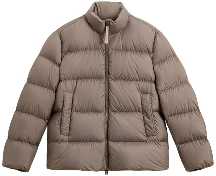 Woolrich Heren Cloud Eagle Jacket Beige
