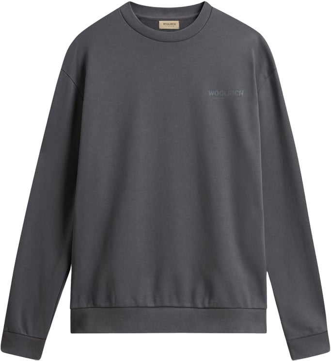 Woolrich Woolrich Macro Logo Sweaters Donkergrijs Cfwosw2032mrut5377