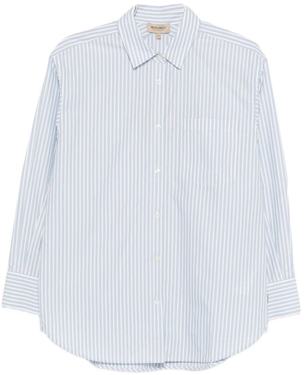 Woolrich Shirts Clear Blue