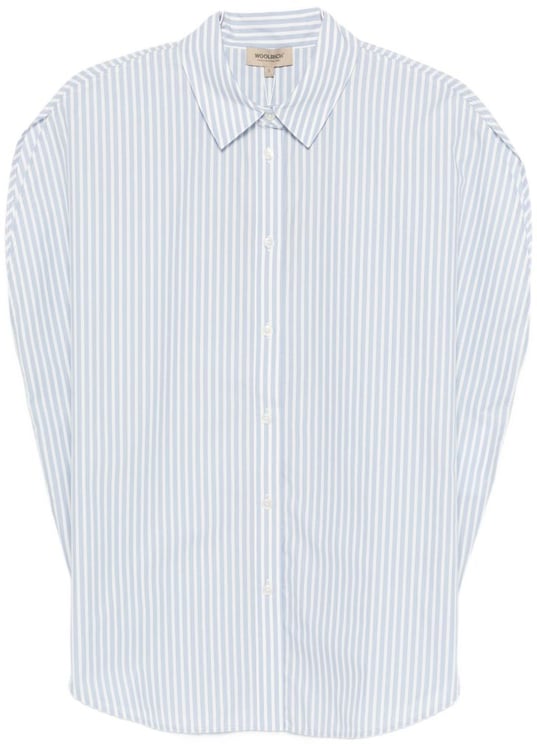 Woolrich Shirts Clear Blue