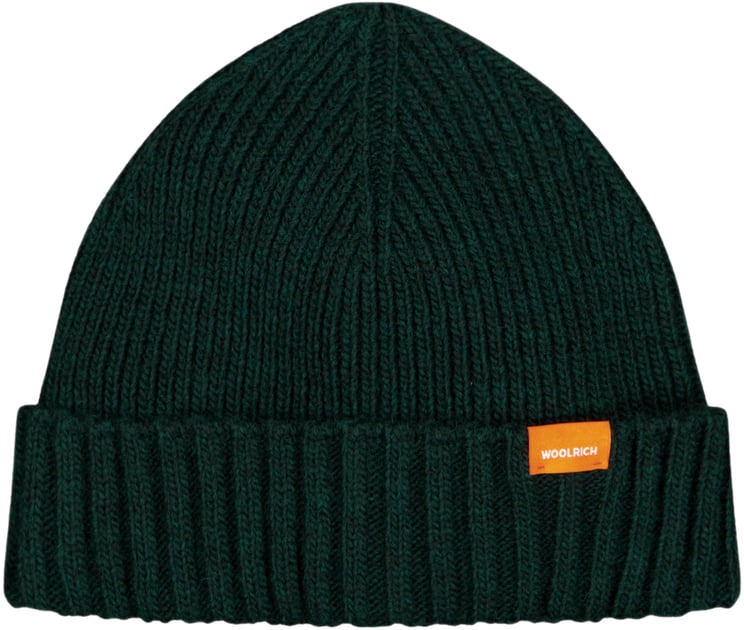 Woolrich Woolrich Kinder Jongens Muts In Donker Groen