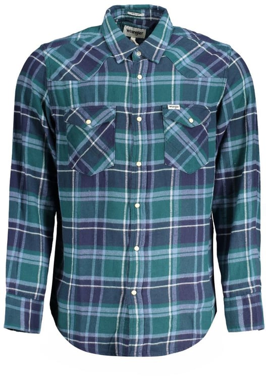 Wrangler Wrangler Verde Cotton Men Shirt