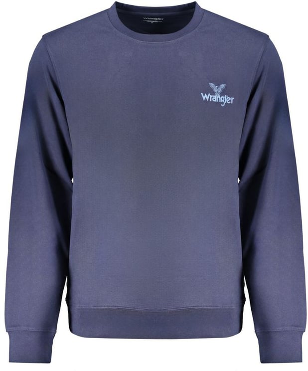 Wrangler Wrangler Blue Cotton Mens Sweatshirt