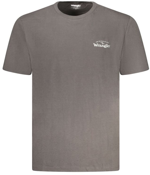 Wrangler Wrangler Black Cotton Men's T-Shirt