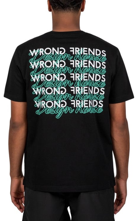 Wrong Friends HERRERO T-SHIRT - BLACK