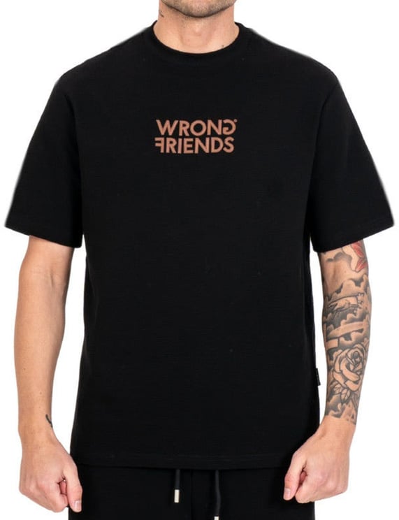 Wrong Friends SANTIAGO T-SHIRT - BLACK