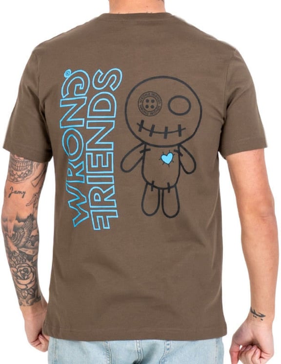 Wrong Friends AKRON T-SHIRT - KHAKI