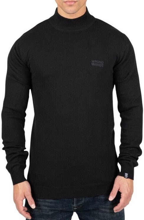 Wrong Friends AYDEN TURTLENECK - BLACK