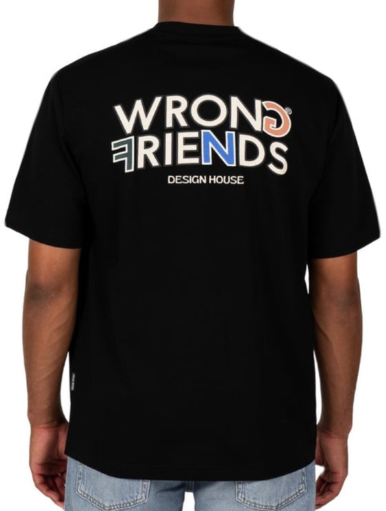 Wrong Friends BROOKS T-SHIRT - BLACK