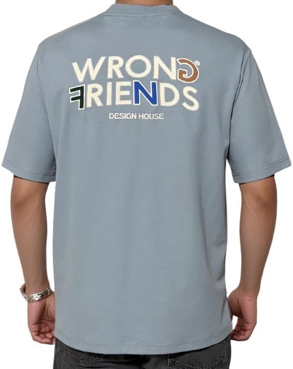 Wrong Friends BROOKS T-SHIRT - LIGHT BLUE