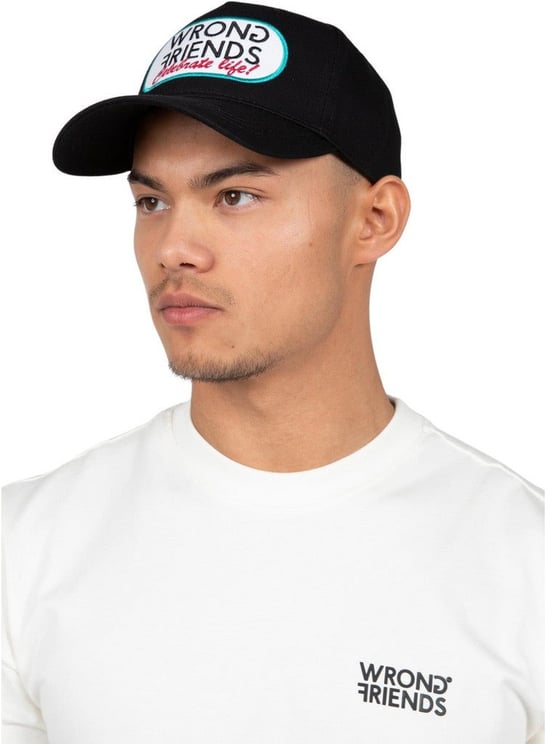 Wrong Friends CELEBRATE LIFE CAP - BLACK