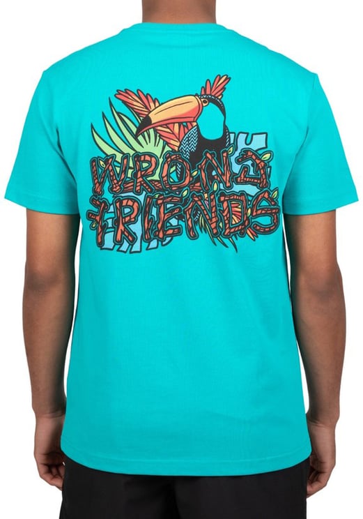 Wrong Friends EDEN ROC T-SHIRT - DARK TURQUOISE