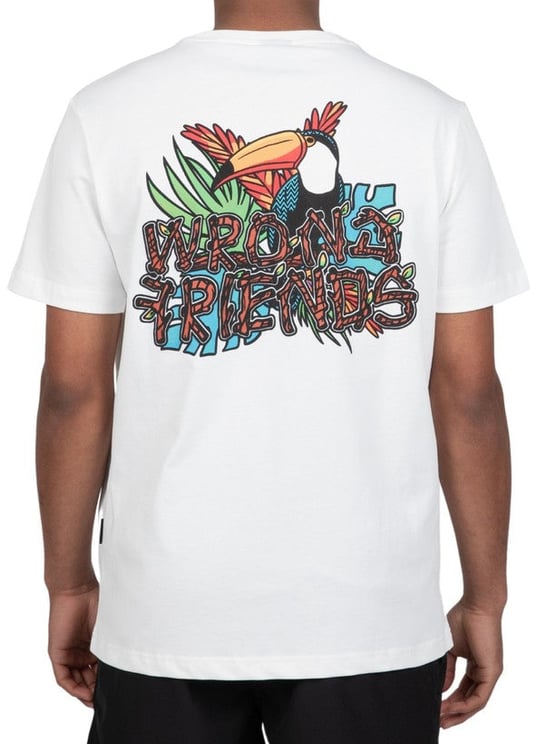 Wrong Friends EDEN ROC T-SHIRT - COCONUT WHITE