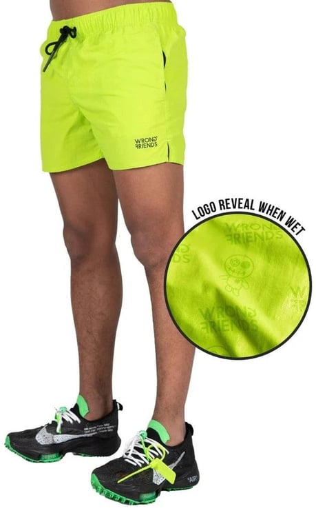 Wrong Friends EIVISSA (SWIM) SHORTS - NEON GREEN