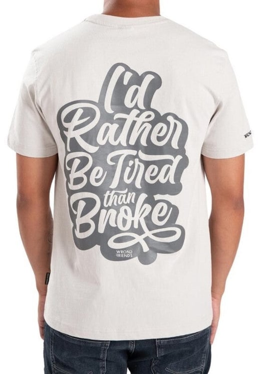 Wrong Friends LODI T-SHIRT - LIGHT GREY