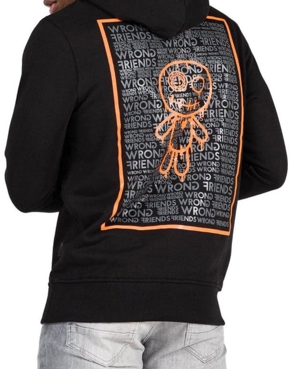 Wrong Friends LUCCA HOODIE - BLACK/ORANGE