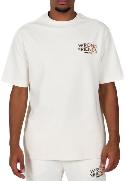 Wrong Friends SIMI VALLEY T-SHIRT - BEIGE/BROWN