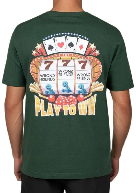 Wrong Friends SLOAN T-SHIRT - DARK GREEN