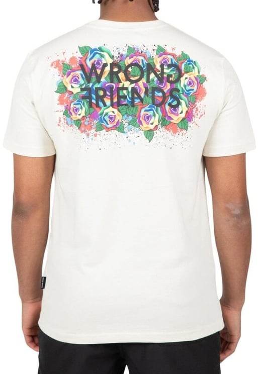 Wrong Friends TAMBA ROSES T-SHIRT - COCONUT WHITE