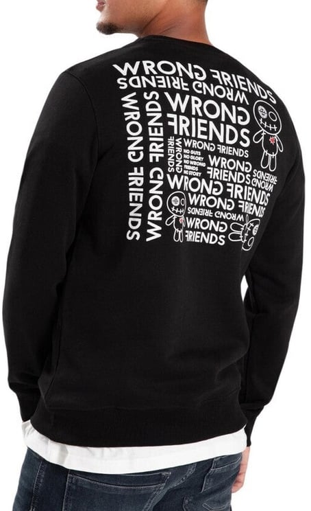 Wrong Friends TAOS SWEATER - BLACK
