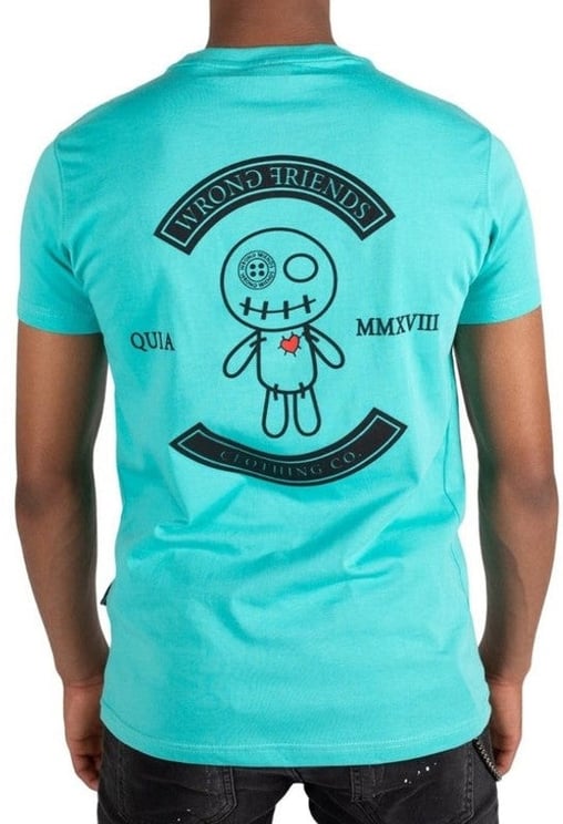 Wrong Friends VERONA T-SHIRT - TURQUOISE