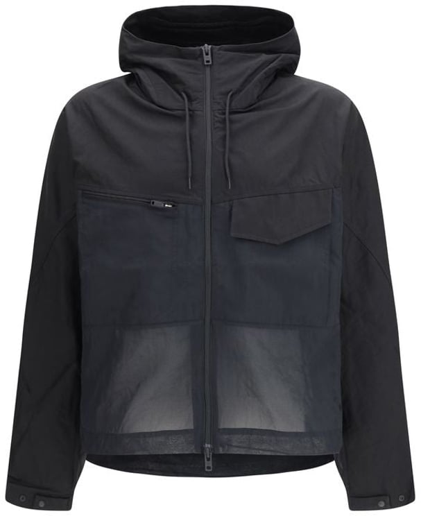 Y-3 Y-3 Black Cotton Shell Jacket