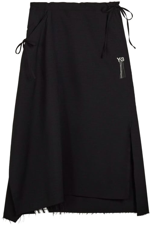 Y-3 "UNIFORM RAW" MIDI SKIRT
